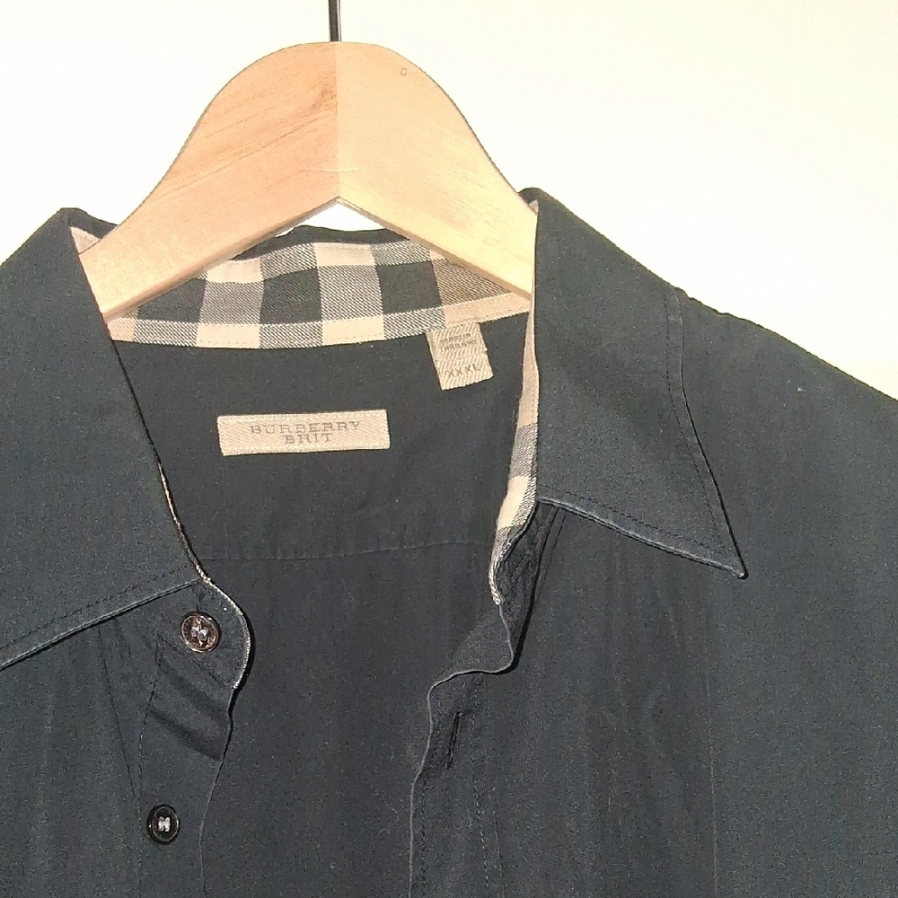 Burberry Men's Dark Gray Shirt
